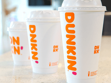 Dunkin' Coffee Cups