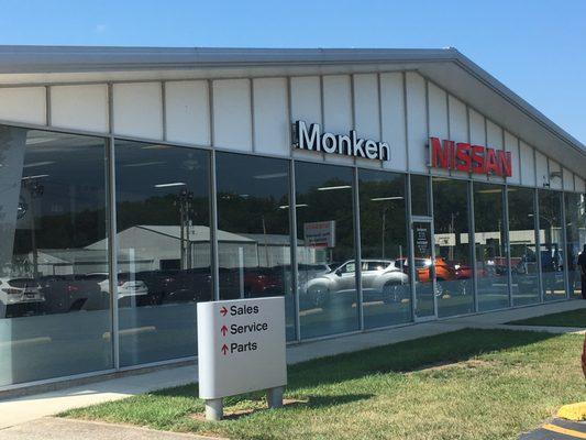 Monken Nissan is a family owned dealership since 1967. We sell and service new and used vehicles.