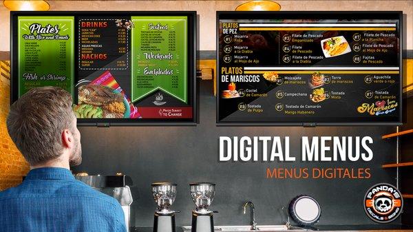 Digital Menus