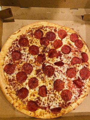 Pepperoni pizza