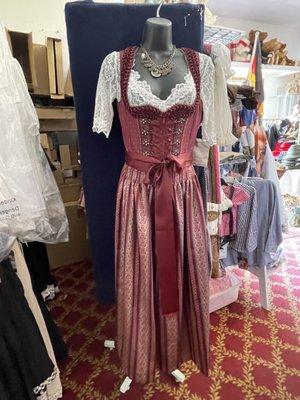 This dirndl was made in Germany Kruger brand but it's too long for me $195