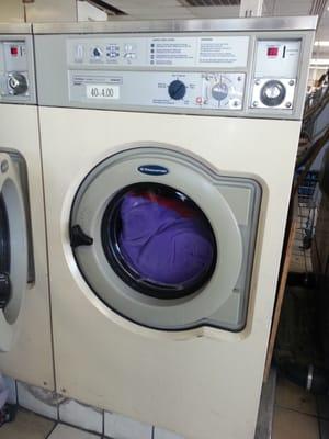 Self service washing machine medium load.