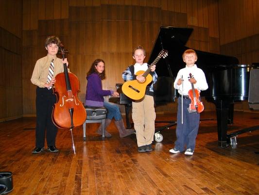 Some of our students who performed in our fall 2010 recital!