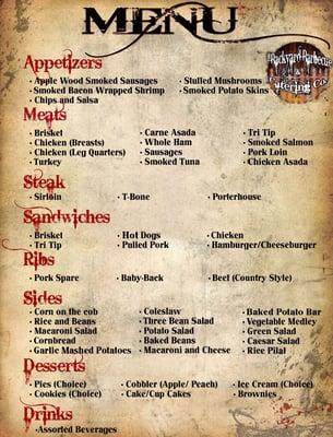 Our Menu