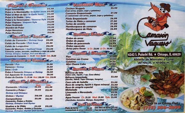 Menu Front