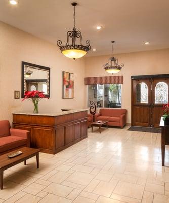 Lobby at Topanga Terrace