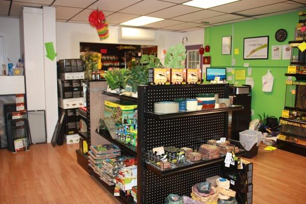 View of the inside of the store.