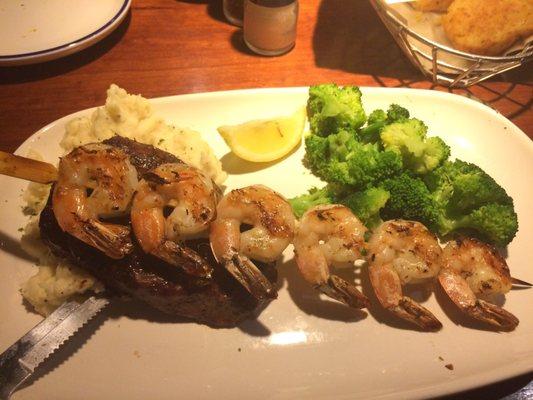 Steak and shrimp