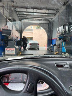 Smog test drive thru