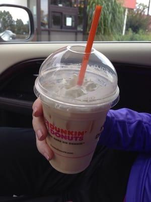 Iced Hazelnut Latte.