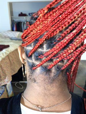 Knotless braids