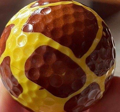 This is one of there amazing custom balls I bought for $3.50 it's a giraffe themed.