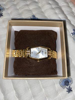 Gold watch