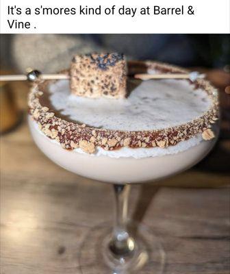 S'mores martini