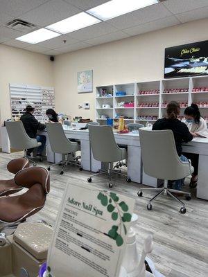 Manicure stations