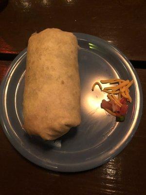 Steak burrito