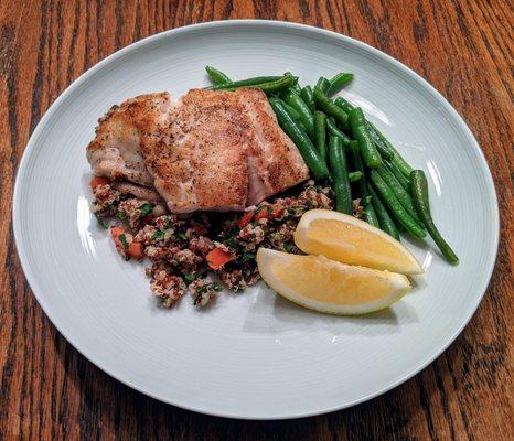 Fresh, locally caught rockfish