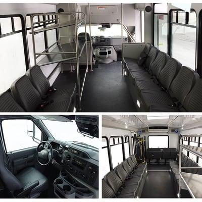 Airport Shuttle Bus Interior