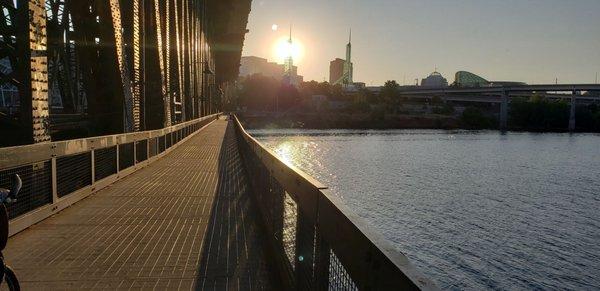 Steel Bridge Sunrise.