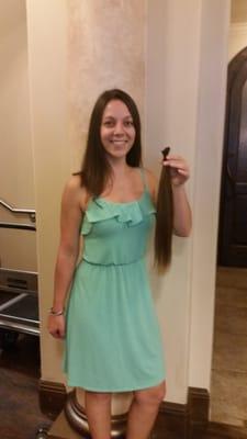 15 inches to donate