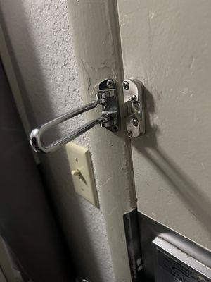 door security bracket broken