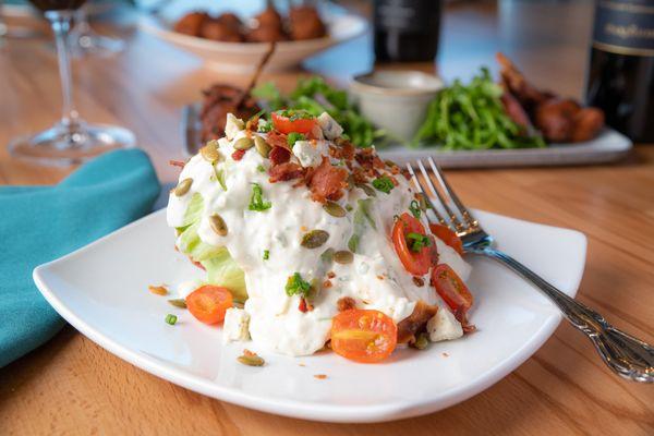 You just can't beat the cold, crisp, CLASSIC - Wedge Salad