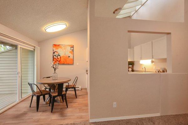 Dining Area and Kitchen