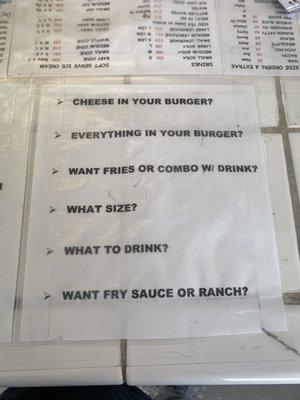 Steps for your burger