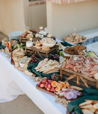 Charcuterie table of our dreams