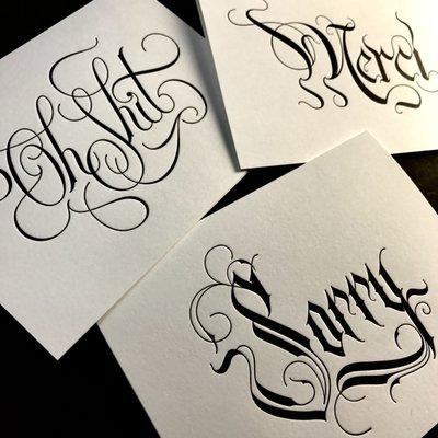 Letterpress greeting cards