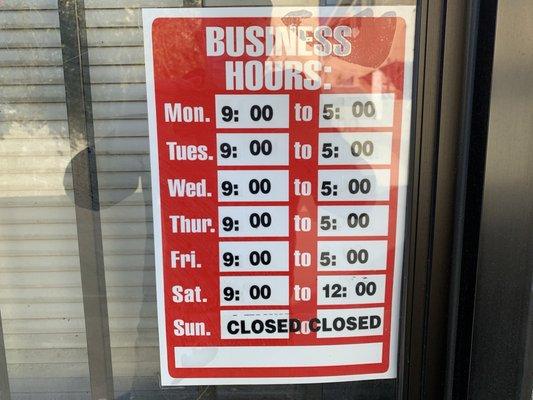 What's the point of hours on Yelp or in businesses' window if unreliable?