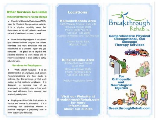 Breakthrough Rehab Inc