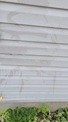 After they damaged our siding