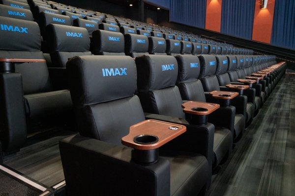 Newly Remodeled IMAX Seats