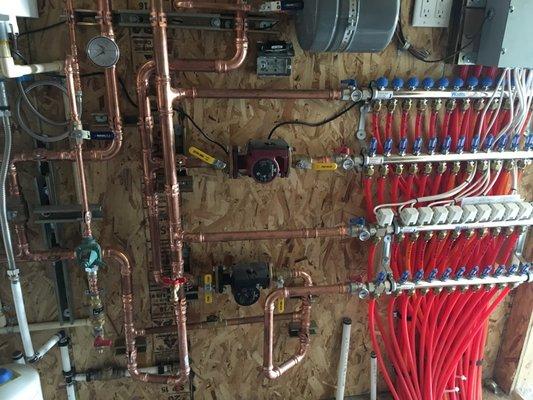 Hydronics mechanical room