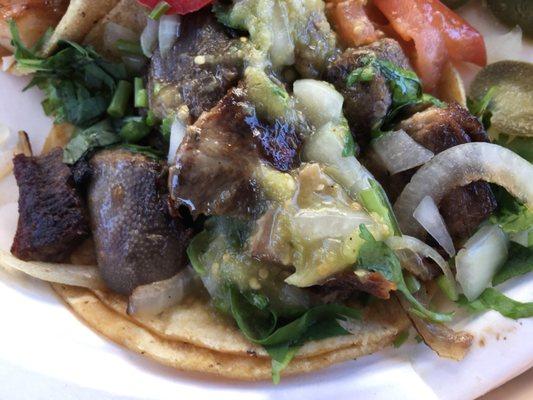 Lengua(beef tongue) taco