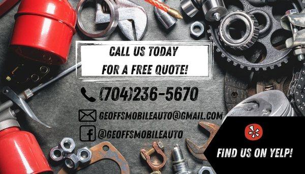 Geoffs mobile auto repair