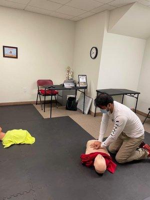 CPR training