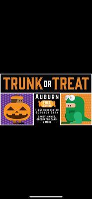 First ever trunk or treat October 26,24