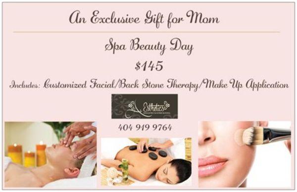 Mother's Day exquisite Sap Day.  Gift certificate available.