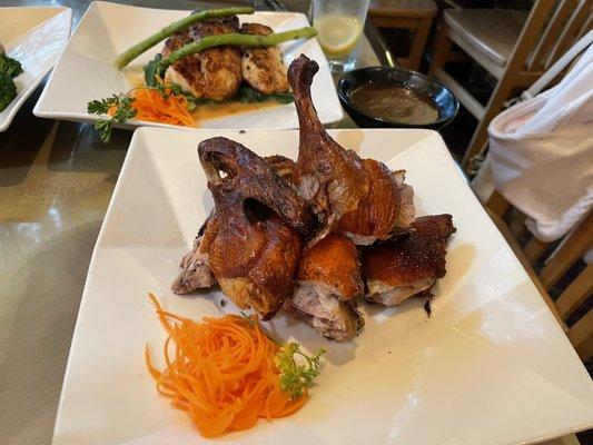 Crispy Ginger Tea Duck