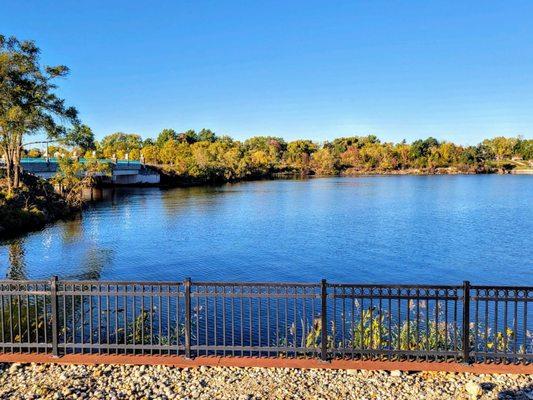 Looking out Over Lake Belleville near Downtown Belleville