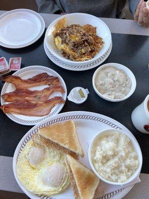 Sausage and Hashbrown bowl