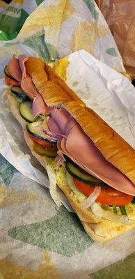 Cold cut combo footlong