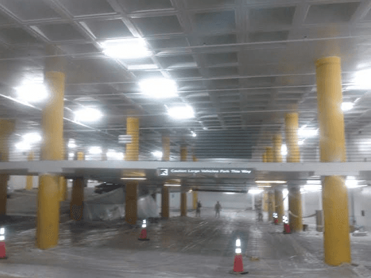 Commercial work Excel Center Parking Ramp