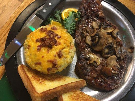 Ribeye steak, delicious and great deal.