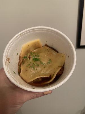 a "bowl" of french onion soup