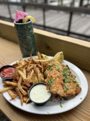 Guinness Beer Battered Fish and Chips is soooo good