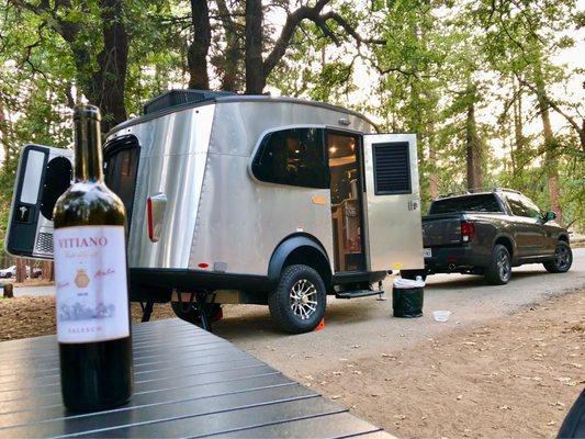 Airstream Basecamp... Honda Ridgeline... The perfect pair on the road too fun and relaxation!