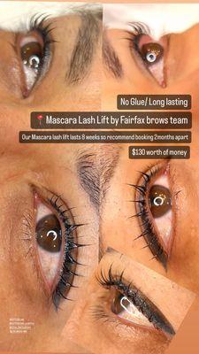 Mascara Lah lift. @Fairfaxbrows Instagram